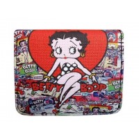 Betty Boop Bi Fold Wallet Sm #070 Sitting On Name Design